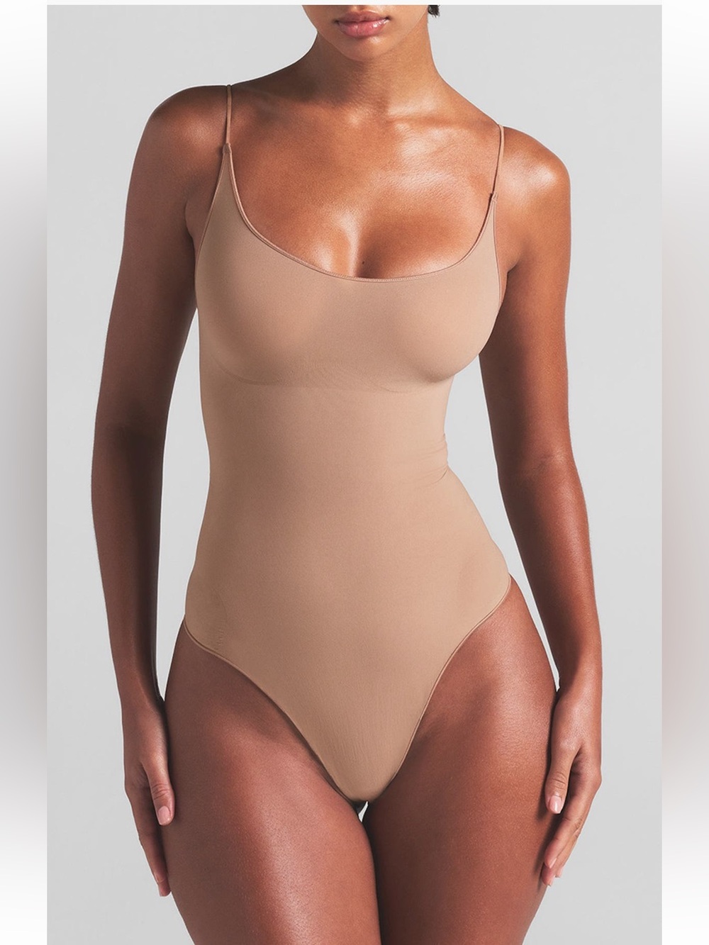 SKIMS Sheer Seamless Thong Bodysuit NWT Sz S